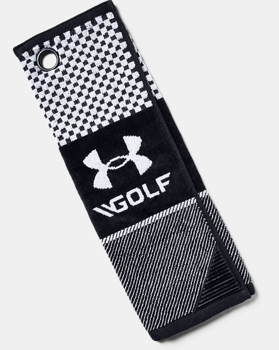 UA Bag Golf毛巾, Black, pdpMainDesktop image number 0